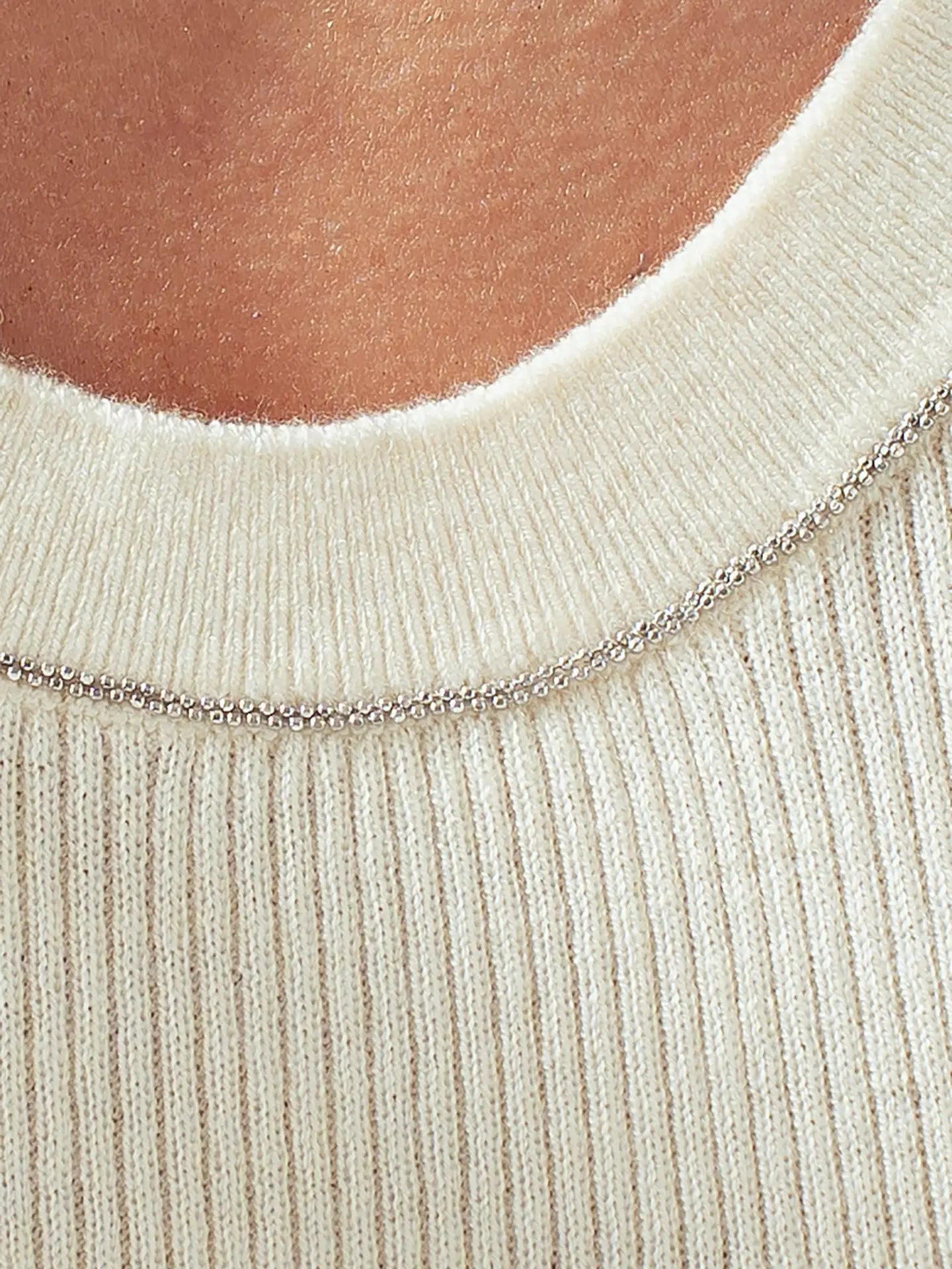 Urban Daizy ribbed knit contrast trim sweater tank