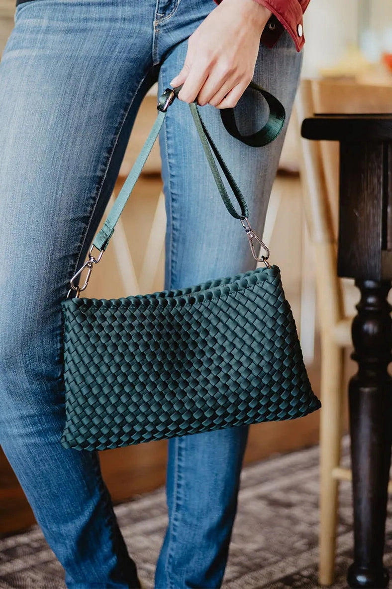 Katydid woven everywhere crossbody