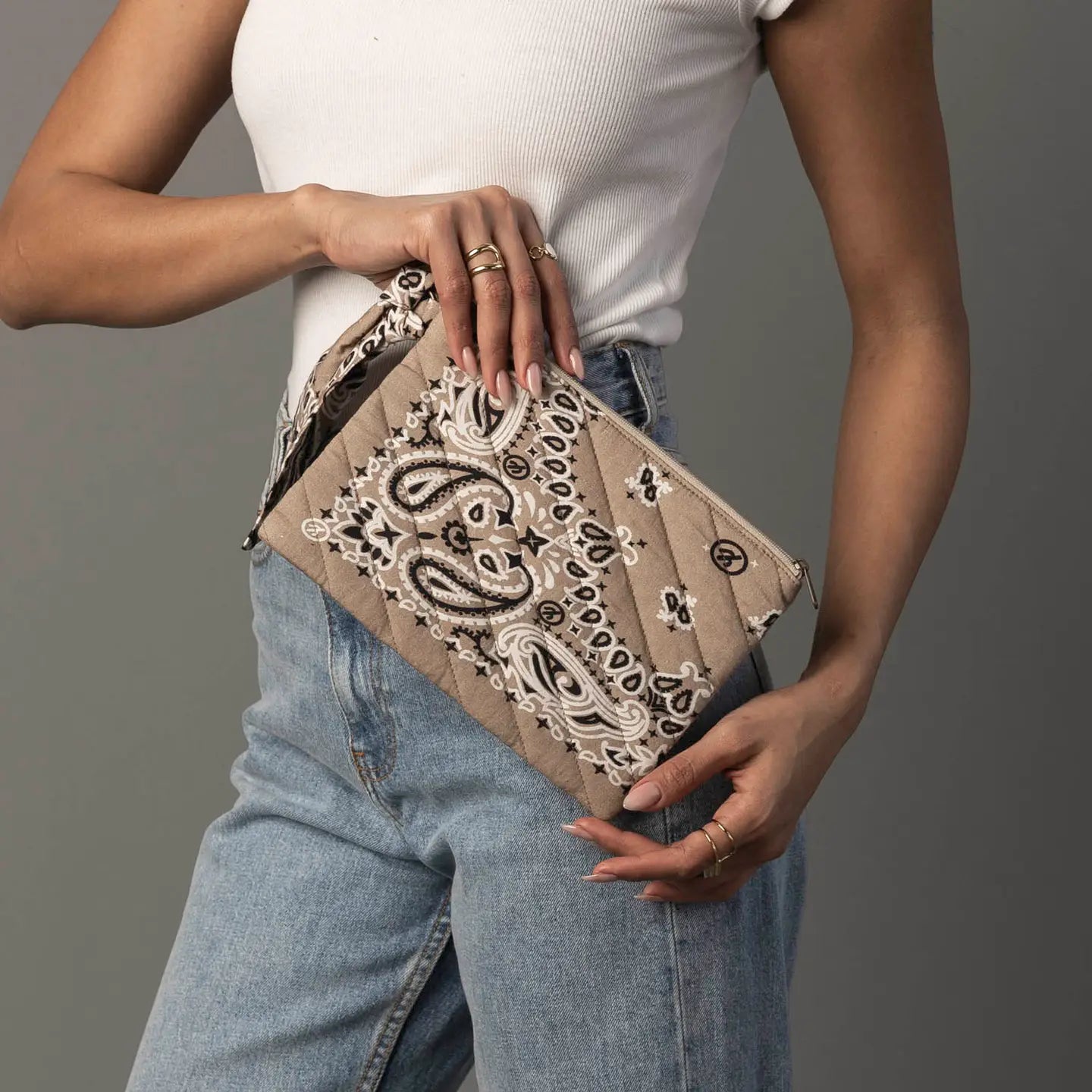 Panache Apparel Co. bandana clutch