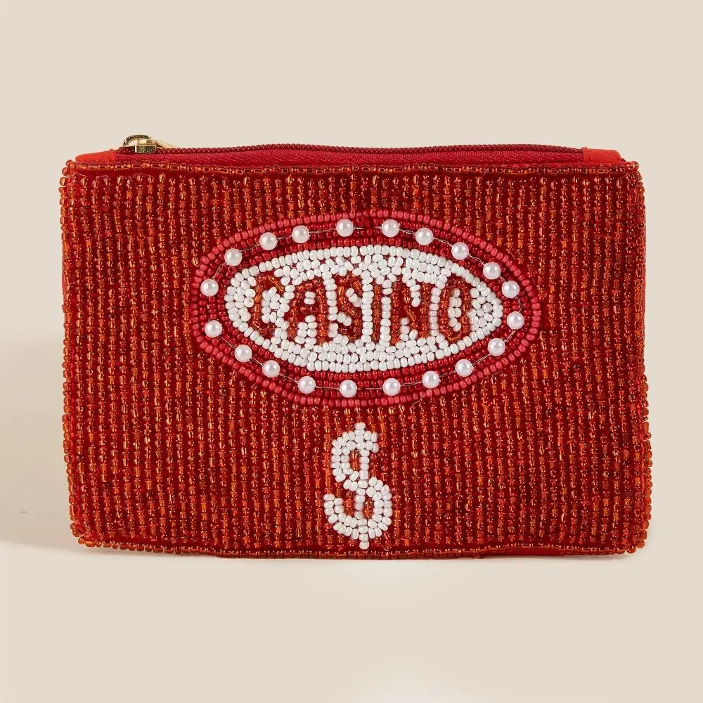 Anarchy Street beaded coin purse