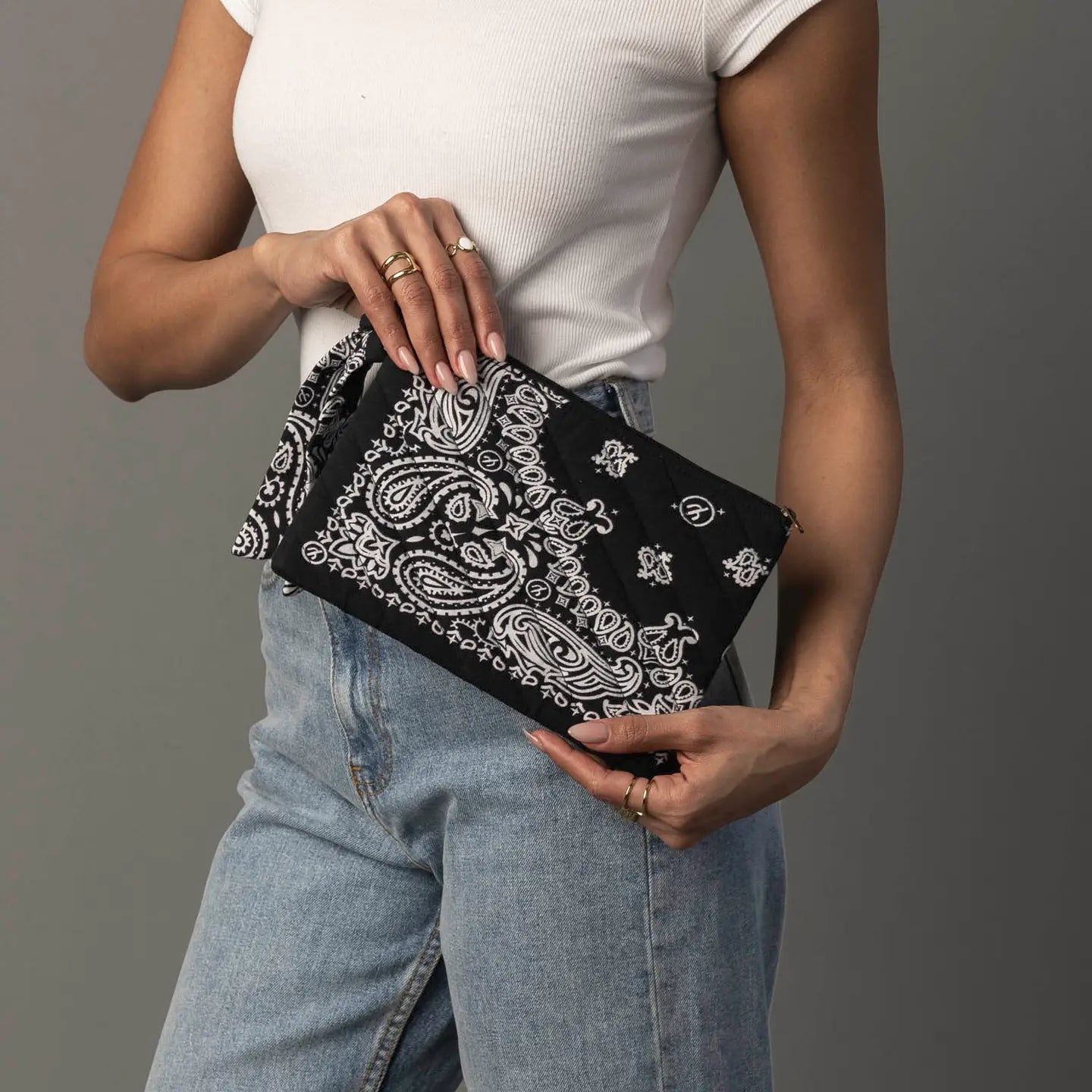 Panache Apparel Co. bandana clutch